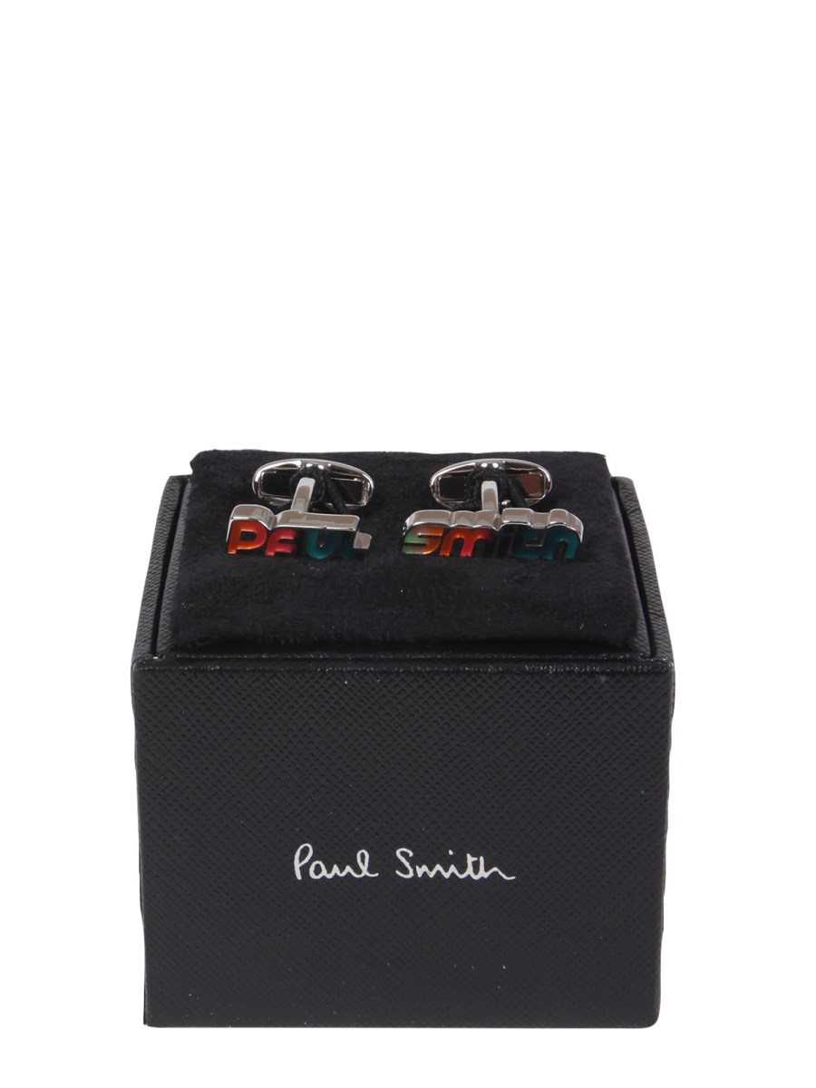 PAUL SMITH GEMELLI LINK LOGO SMALTATO