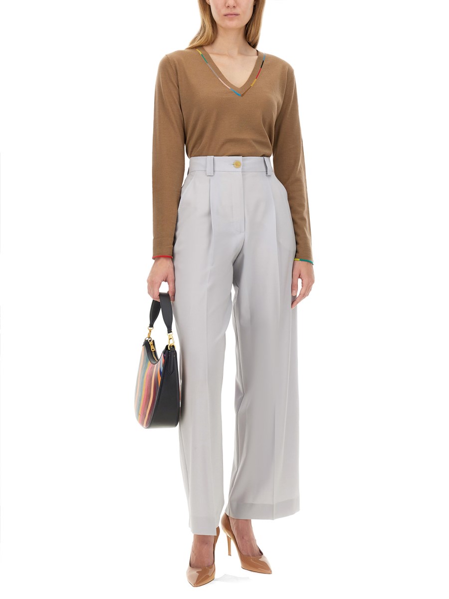 PAUL SMITH MAGLIA IN LANA CON SCOLLO A V