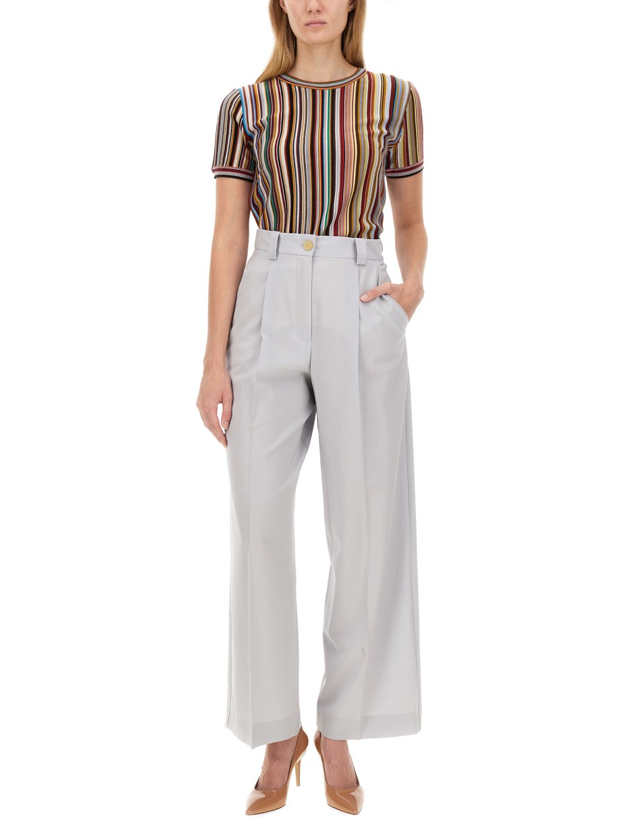 PAUL SMITH MAGLIA SIGNATURE STRIPE IN LANA