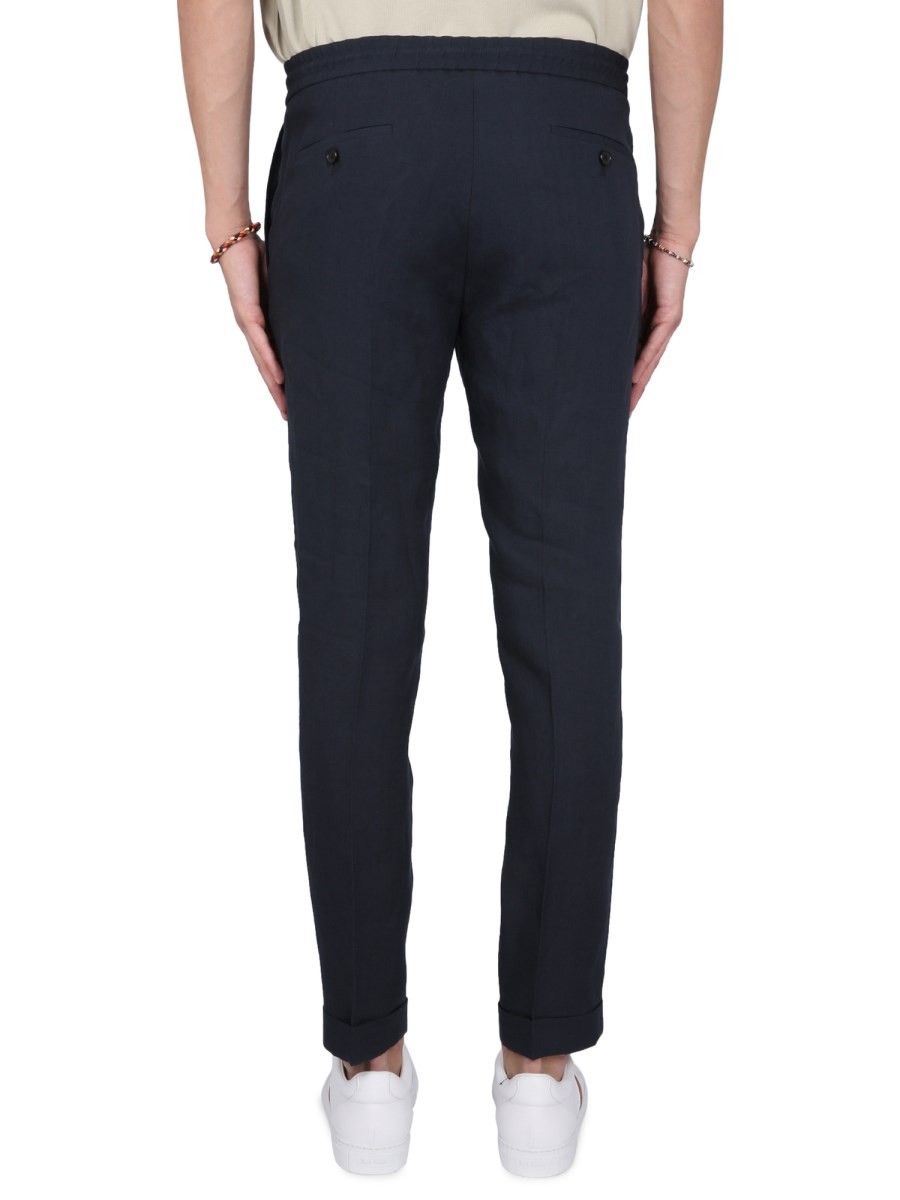 PAUL SMITH PANTALONE REGULAR FIT IN LINO