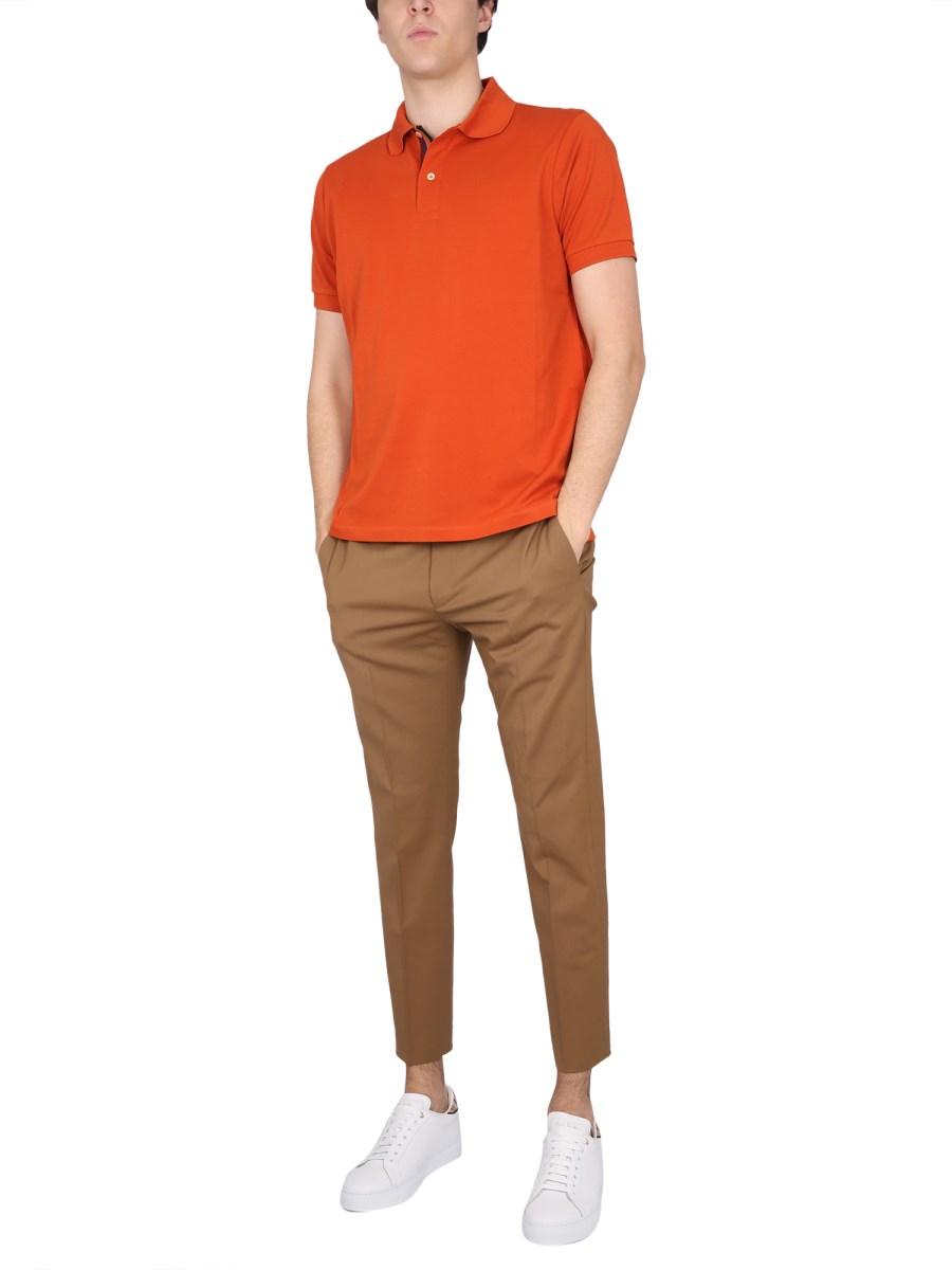 PAUL SMITH POLO IN COTONE