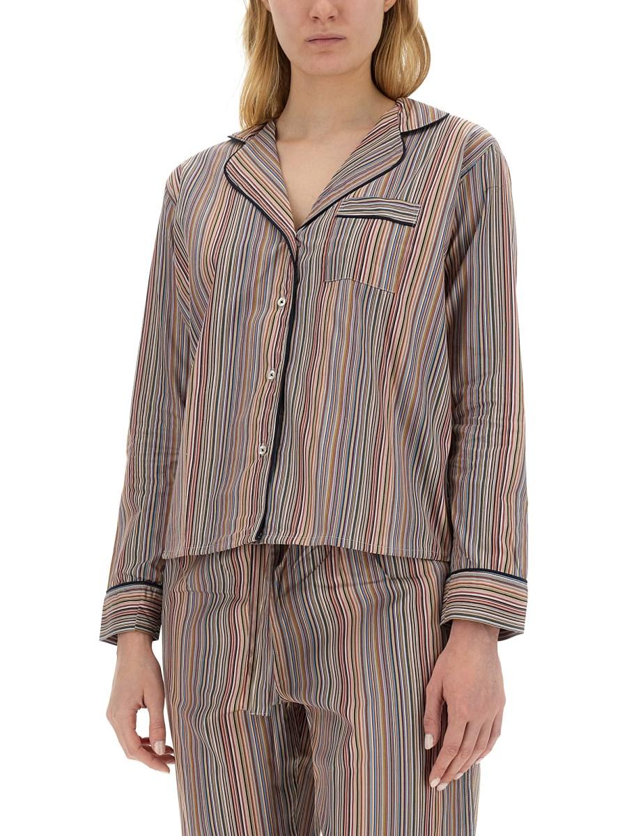 PAUL SMITH SET PIGIAMA CON MOTIVO A RIGHE