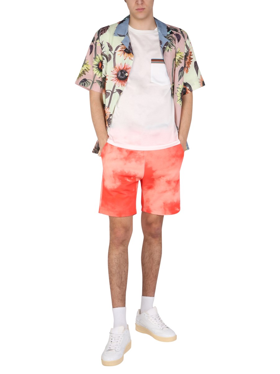 PAUL SMITH T-SHIRT "SIGNATURE STRIPE" IN COTONE