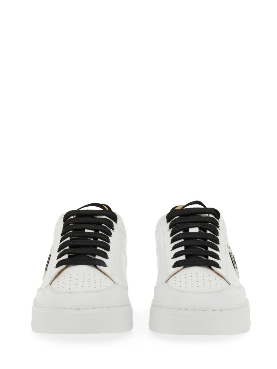 PHILIPP PLEIN SNEAKER IN PELLE CON LOGO