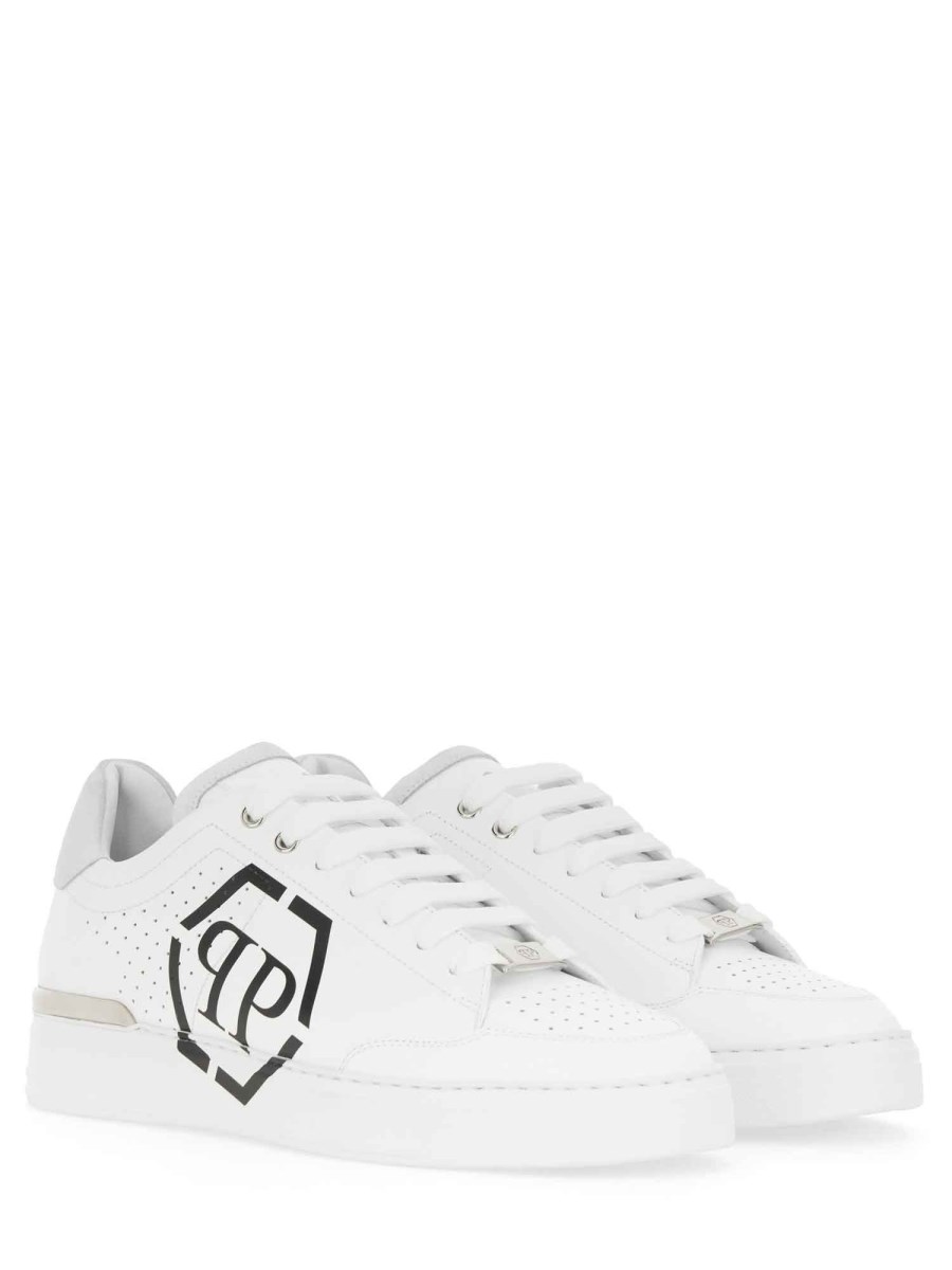 PHILIPP PLEIN SNEAKER IN PELLE CON LOGO