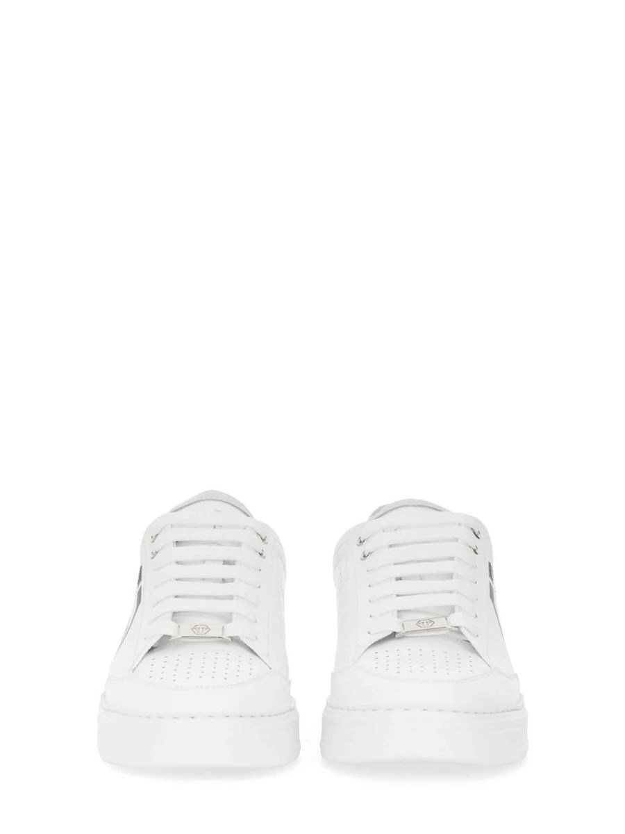 PHILIPP PLEIN SNEAKER IN PELLE CON LOGO
