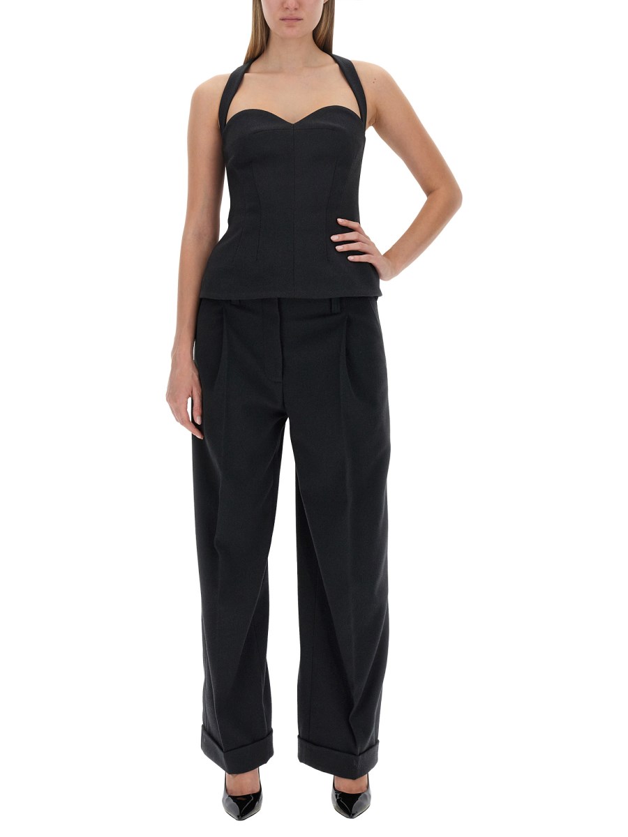 PHILOSOPHY DI LORENZO SERAFINI PANTALONE WIDE LEG