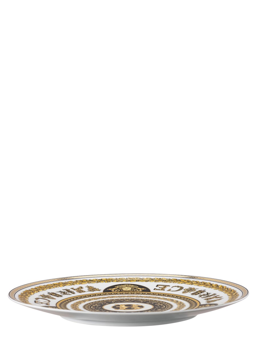 ROSENTHAL MEETS VERSACE PIATTO SEGNAPOSTO 33 CM IN PORCELLANA VIRTUS ALPHABET B