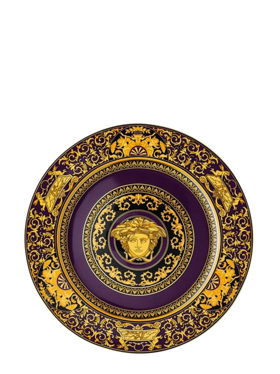 ROSENTHAL MEETS VERSACE PIATTO SEGNAPOSTO IN PORCELLAN MEDUSA MARINE 30 CM