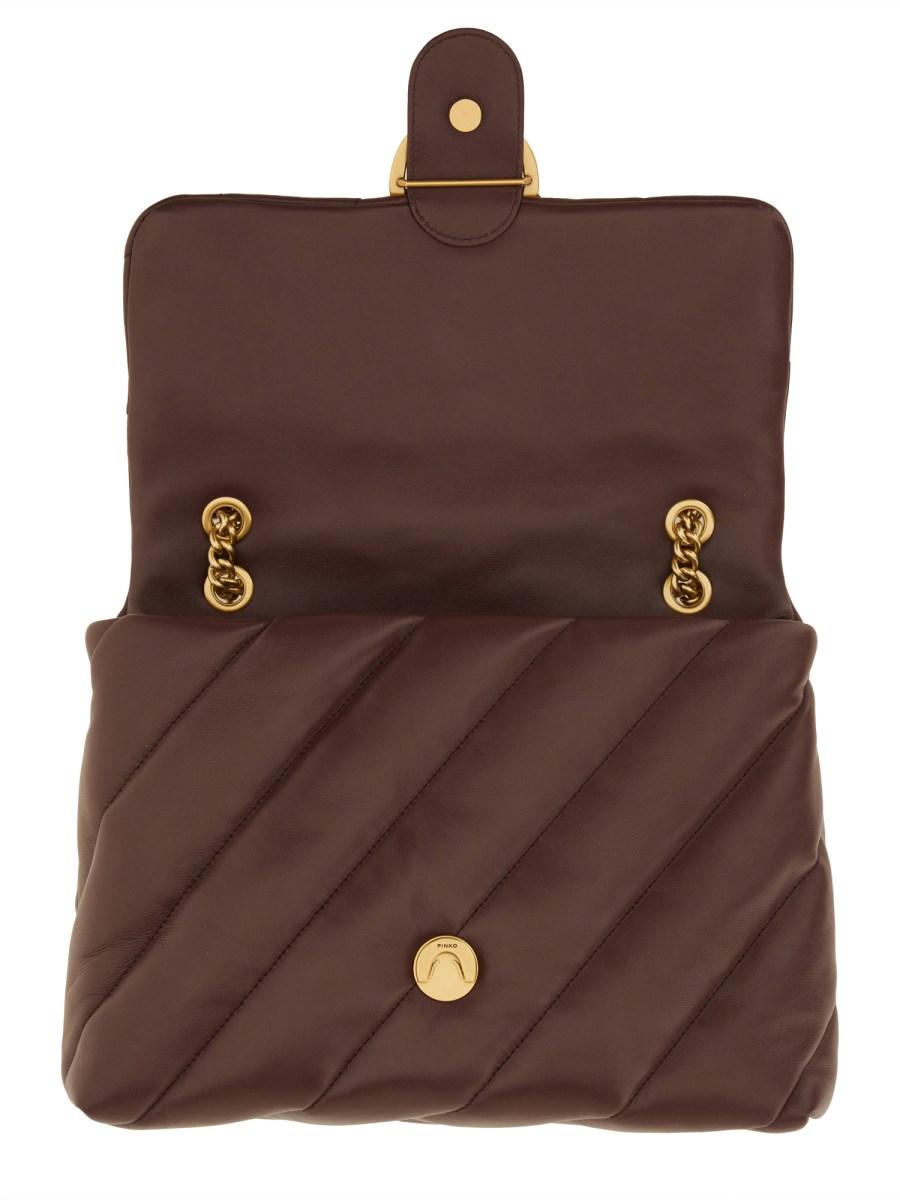 PINKO BORSA BIG LOVE IN PELLE PUFF MAXI QUILT