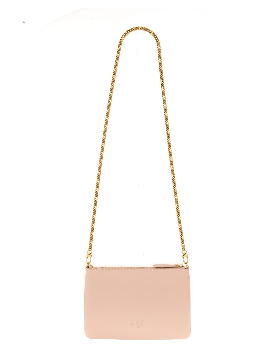 PINKO BORSA LOVE FLAT CLASSIC IN PELLE