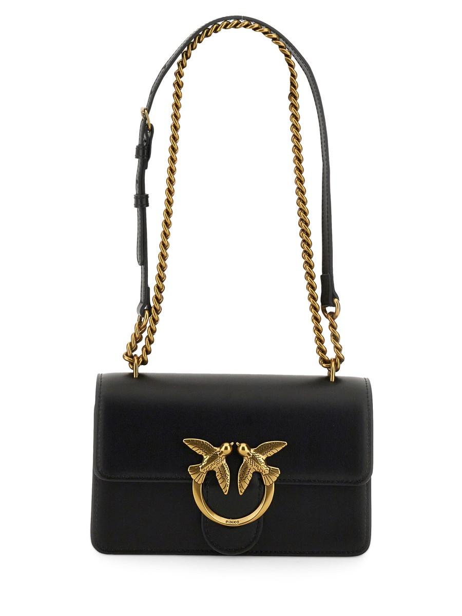 PINKO BORSA "LOVE" ONE SIMPLY MINI IN PELLE