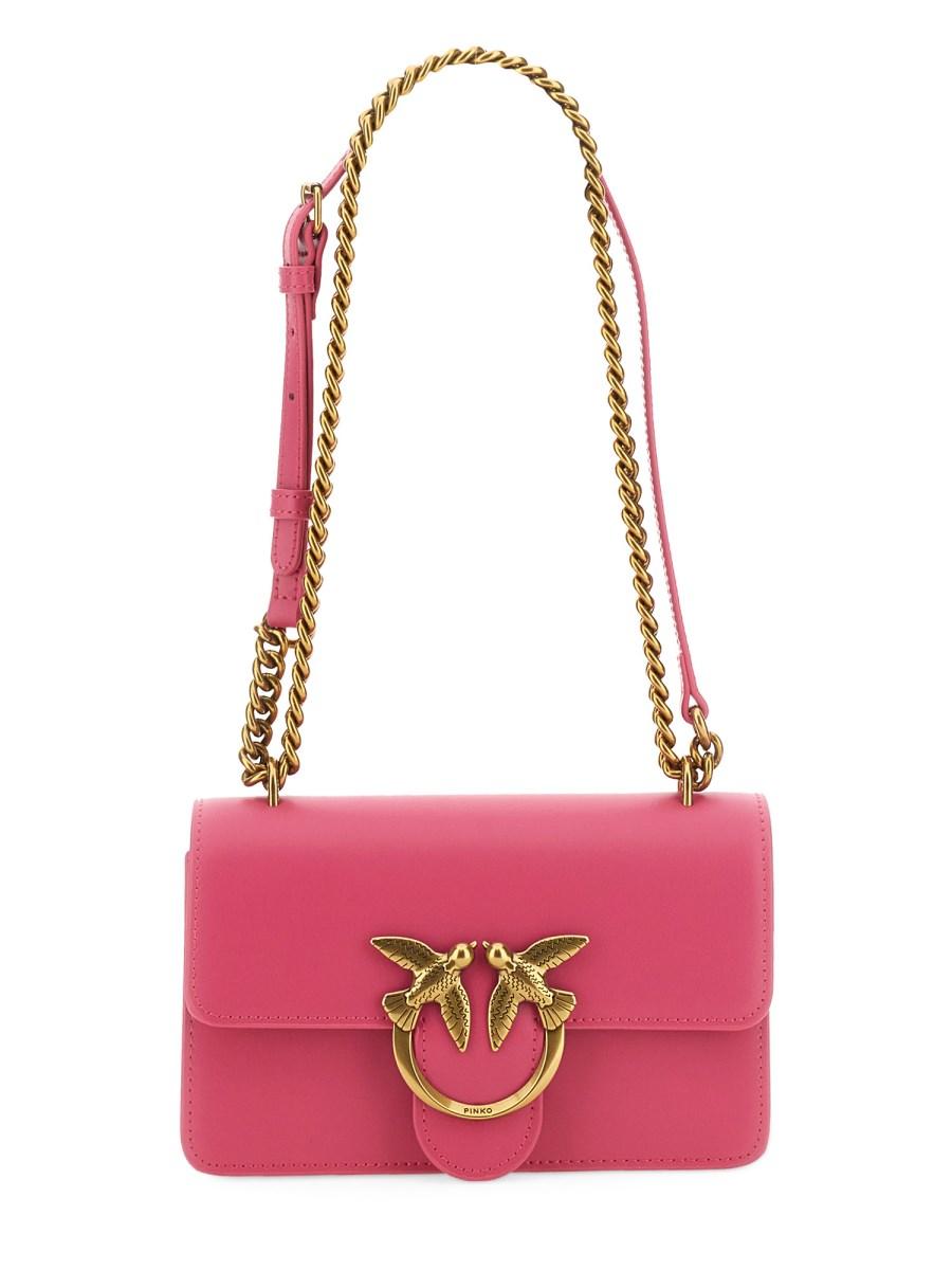 PINKO BORSA "LOVE" ONE SIMPLY MINI IN PELLE