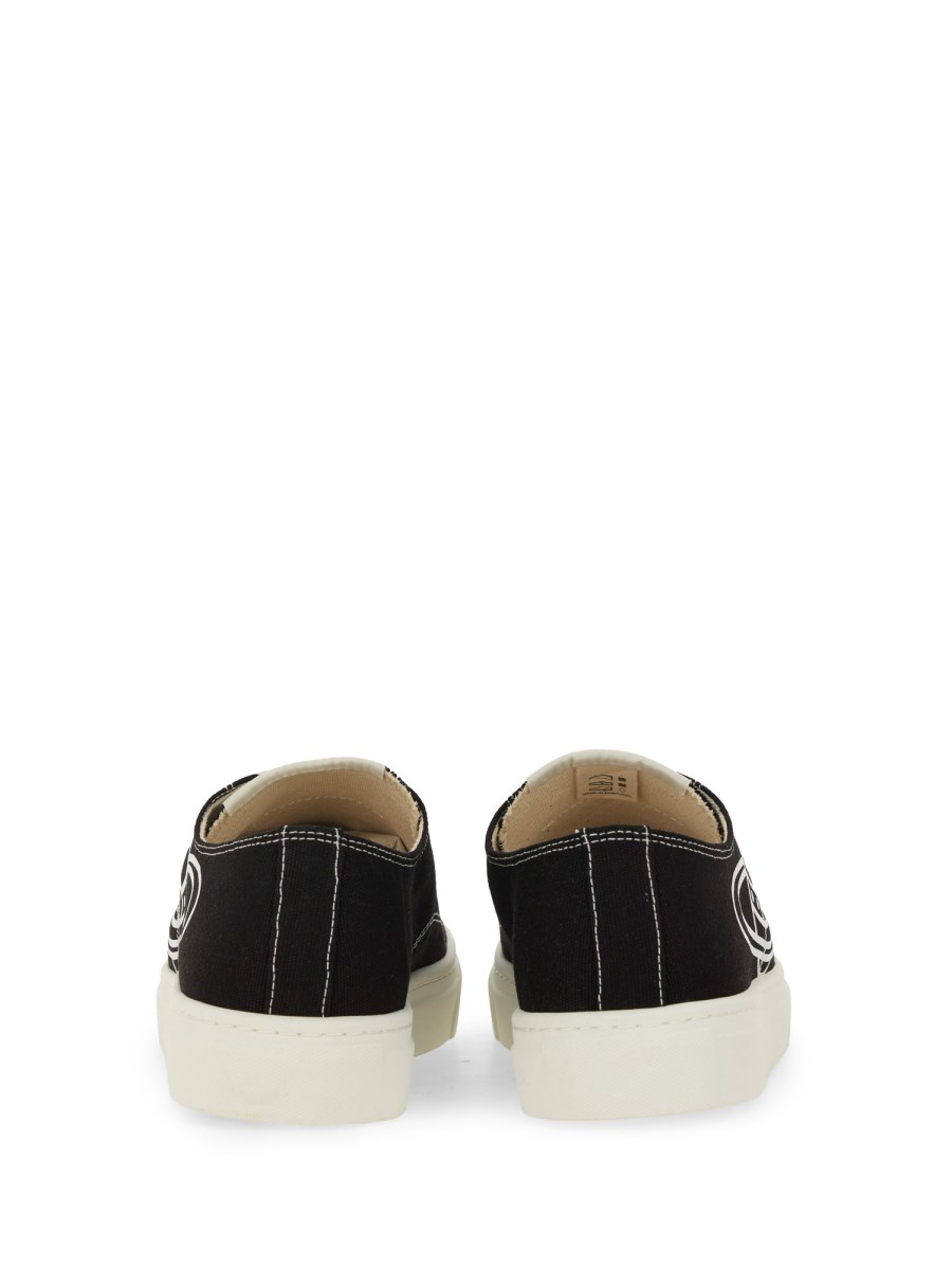 VIVIENNE WESTWOOD PLIMSOLL LOW TOP 2.0 IN CANVAS CON STAMPA "ORB"
