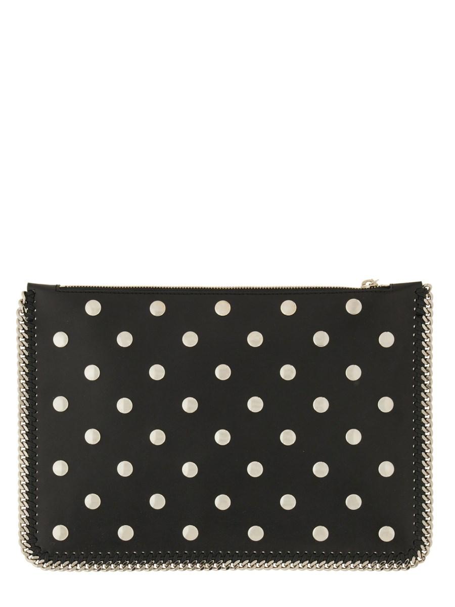 STELLA McCARTNEY POCHETTE "FALABELLA" IN ALTER MAT CON ZIP E BORCHIE