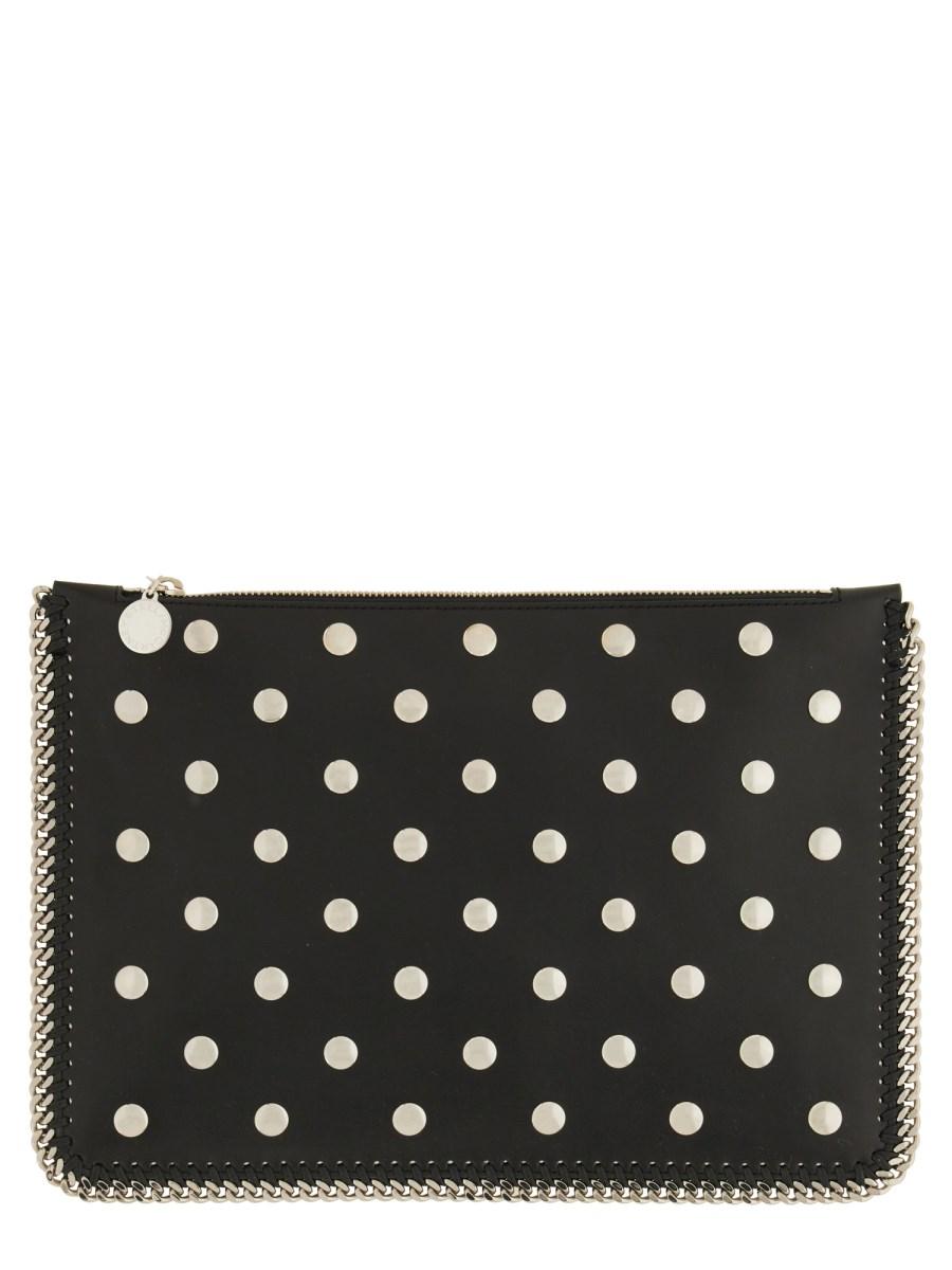 STELLA McCARTNEY POCHETTE "FALABELLA" IN ALTER MAT CON ZIP E BORCHIE