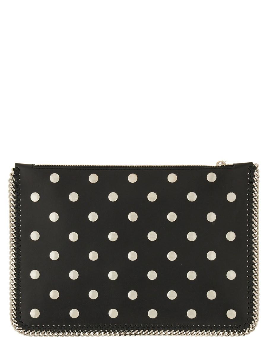 STELLA McCARTNEY POCHETTE "FALABELLA" IN ALTER MAT CON ZIP E BORCHIE