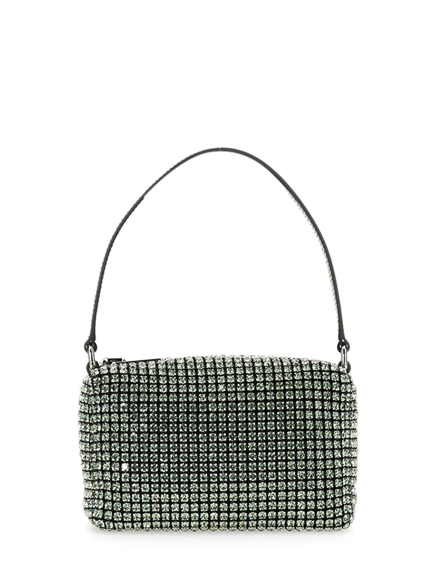 ALEXANDER WANG POCHETTE HEIRESS MEDIUM IN RETE CON STRASS