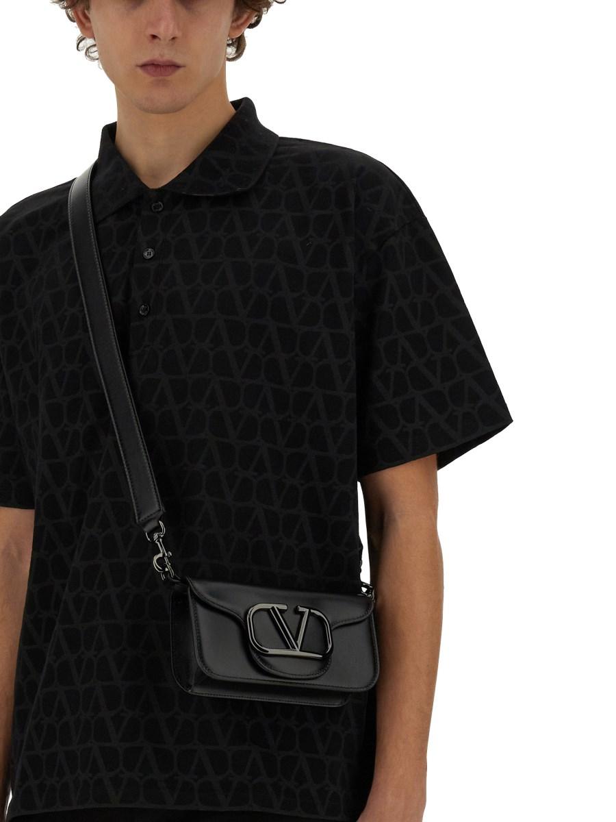 VALENTINO POLO IN COTONE CON STAMPA TOILE ICONOGRAPHE