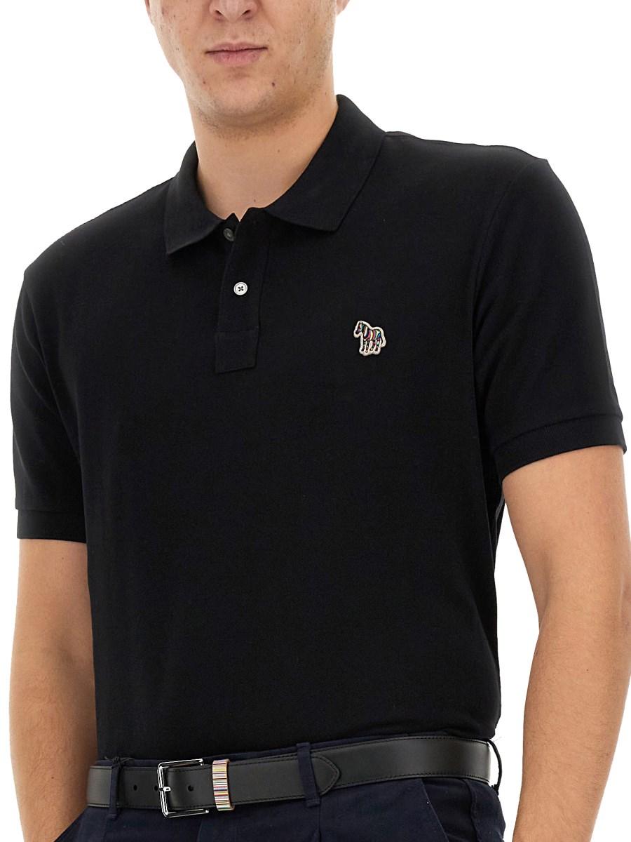 PS BY PAUL SMITH POLO IN PIQUÉ DI COTONE CON PATCH LOGO