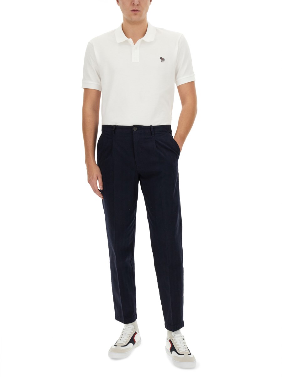 PS BY PAUL SMITH POLO IN PIQUÉ DI COTONE CON PATCH LOGO