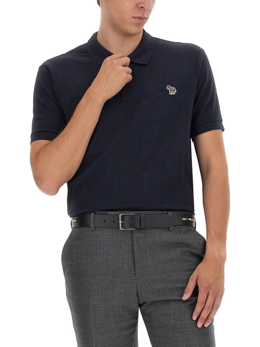 PS BY PAUL SMITH POLO IN PIQUÉ DI COTONE CON PATCH LOGO