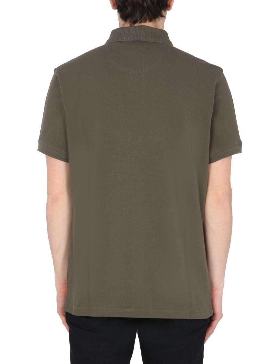 BARBOUR POLO REGULAR FIT IN COTONE CON LOGO RICAMATO