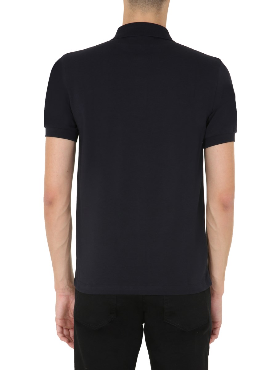 FRED PERRY X RAF SIMONS POLO SLIM FIT IN PIQUE DI COTONE CON LOGO RICAMATO