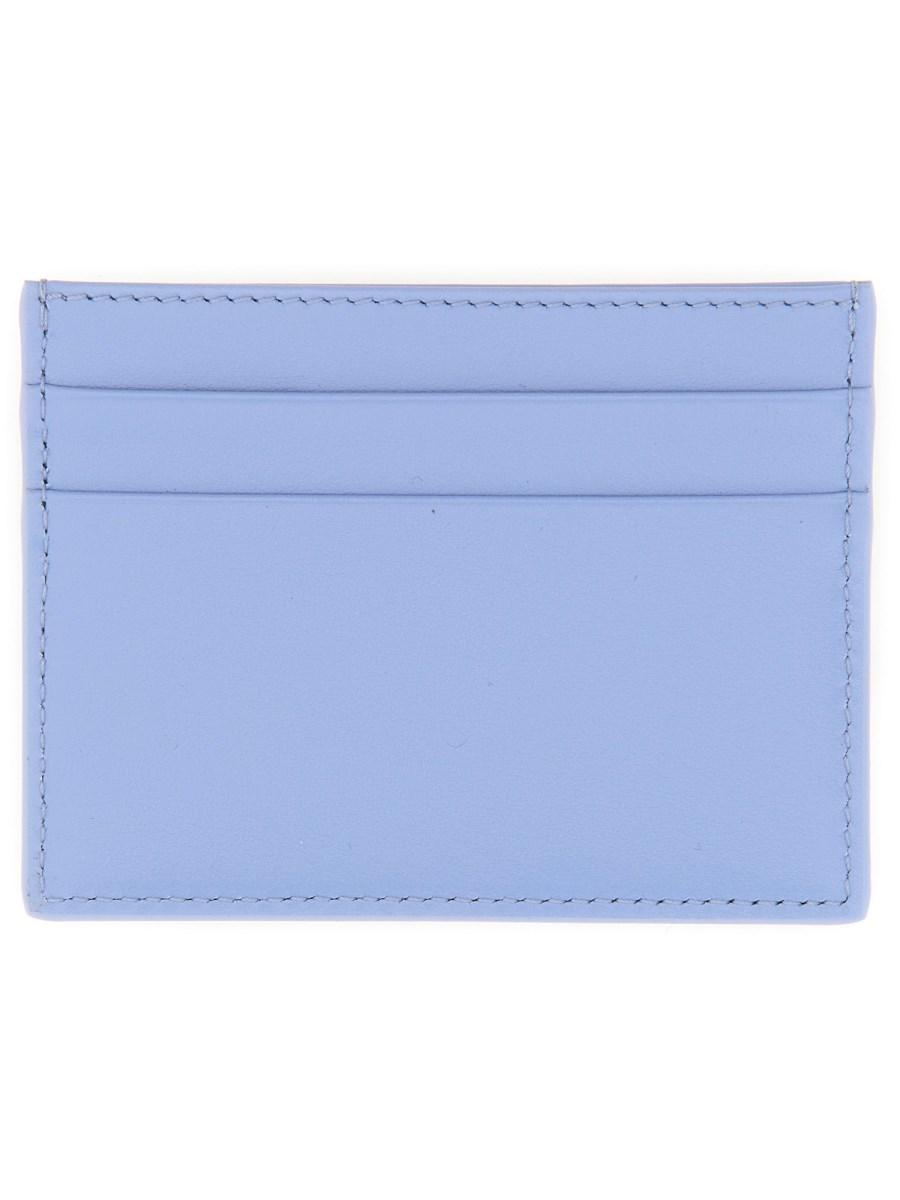 DOLCE & GABBANA PORTA CARTE IN PELLE CON LOGO IN RILIEVO