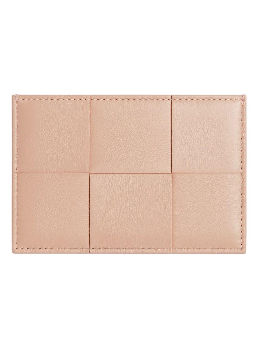 BOTTEGA VENETA PORTACARTE DI CREDITO CASSETTE IN PELLE