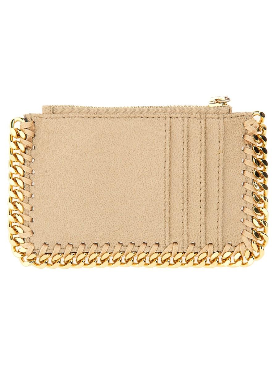 STELLA McCARTNEY PORTACARTE "FALABELLA" IN SHAGGY DEER