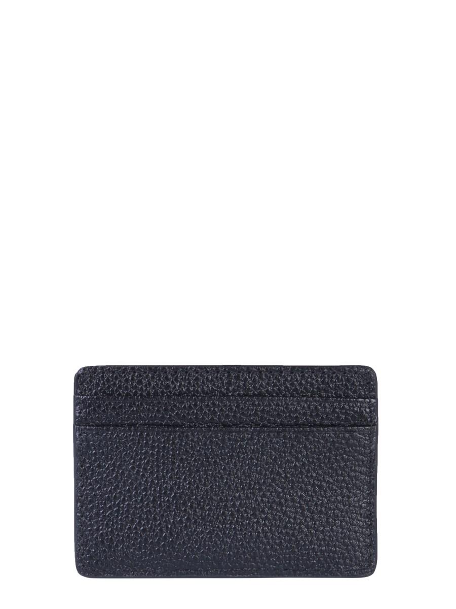 MICHAEL BY MICHAEL KORS PORTACARTE IN PELLE CON LOGO IN METALLO