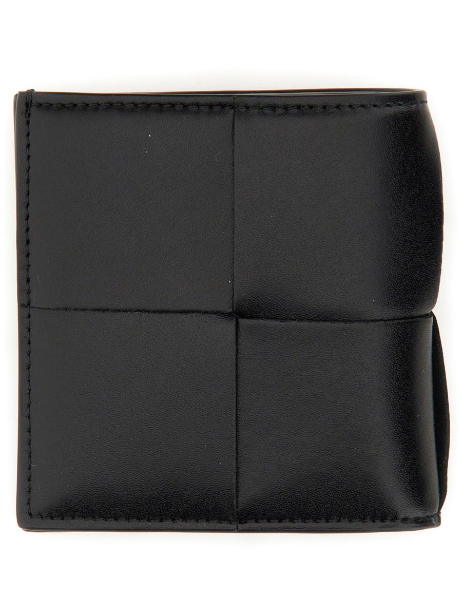 BOTTEGA VENETA PORTAFOGLIO BI-FOLD CASSETTE IN PELLE