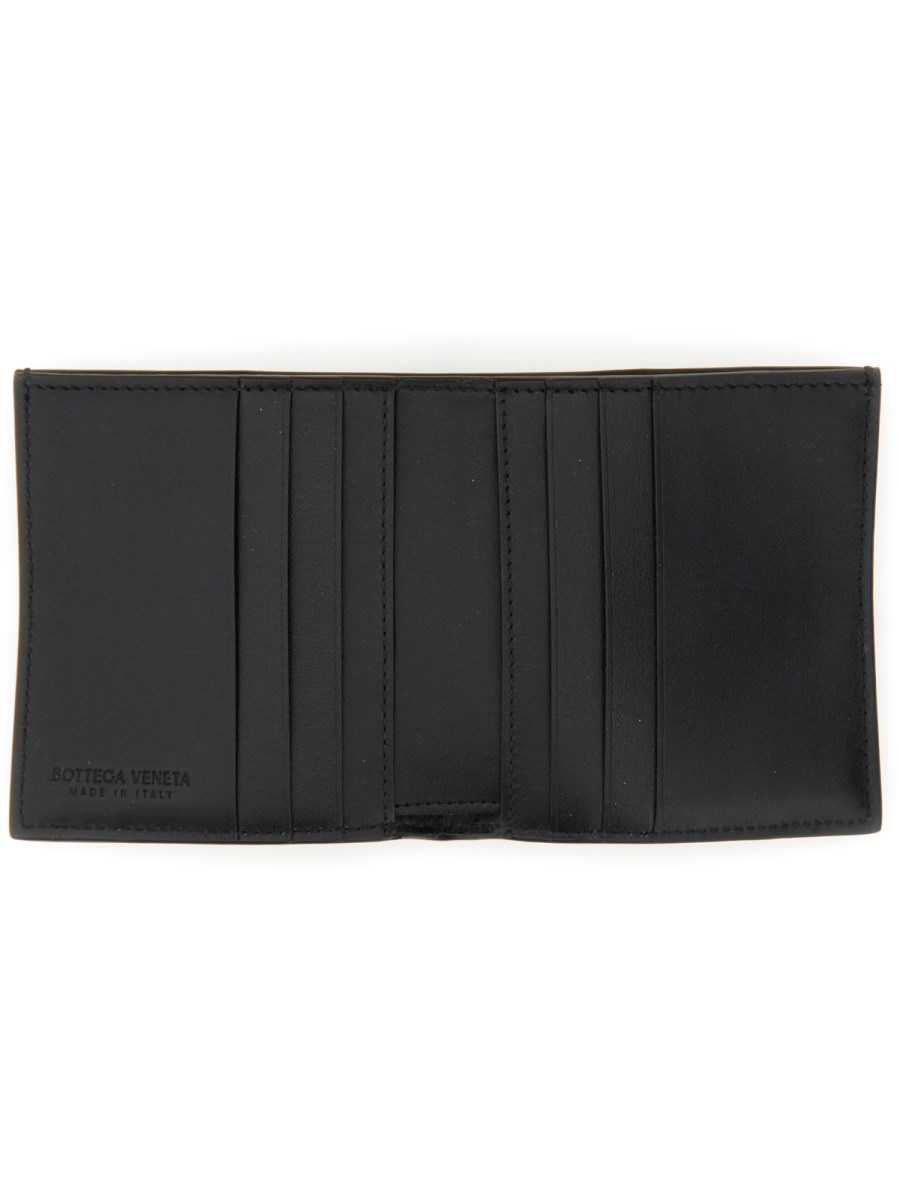 BOTTEGA VENETA PORTAFOGLIO BI-FOLD CASSETTE IN PELLE