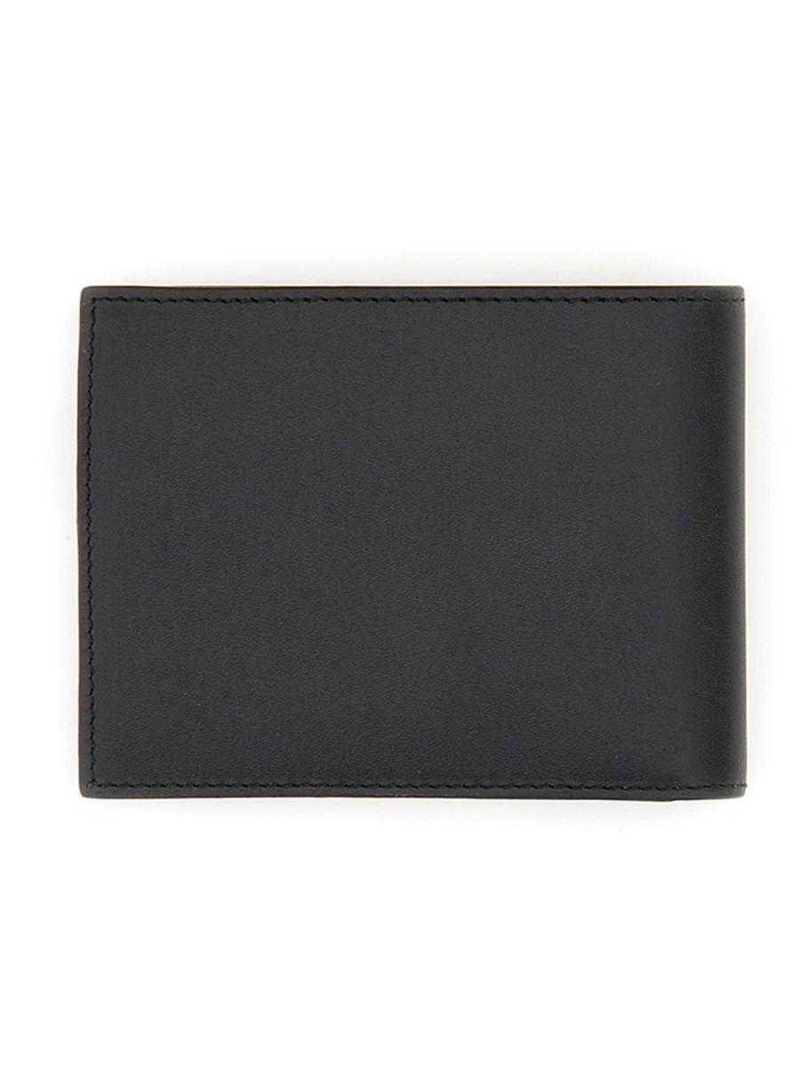 PAUL SMITH PORTAFOGLIO BI-FOLD IN PELLE CON INTERNO SIGNATURE STRIPE