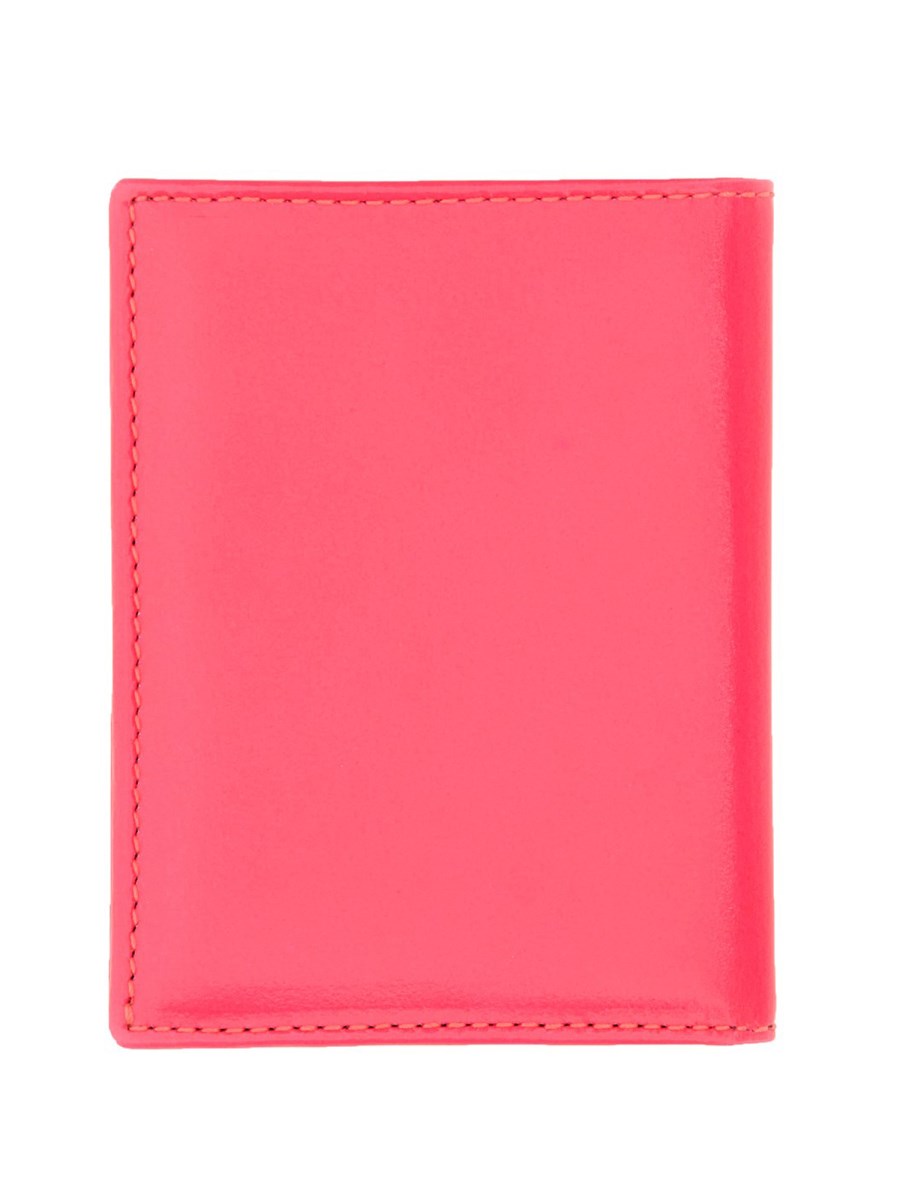COMME DES GARCONS WALLET PORTAFOGLIO BIFOLD IN PELLE
