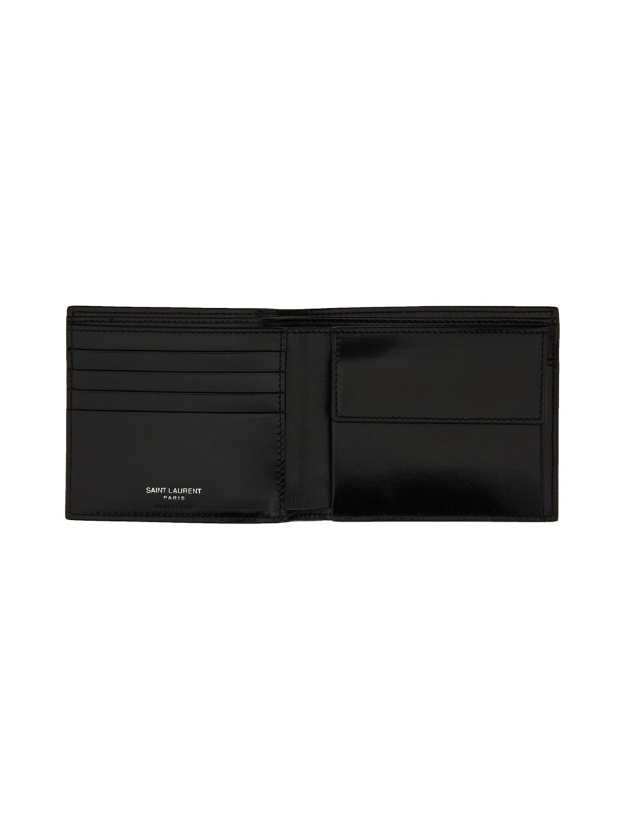 SAINT LAURENT PORTAFOGLIO "CASSANDRE EAST/WEST" IN PELLE
