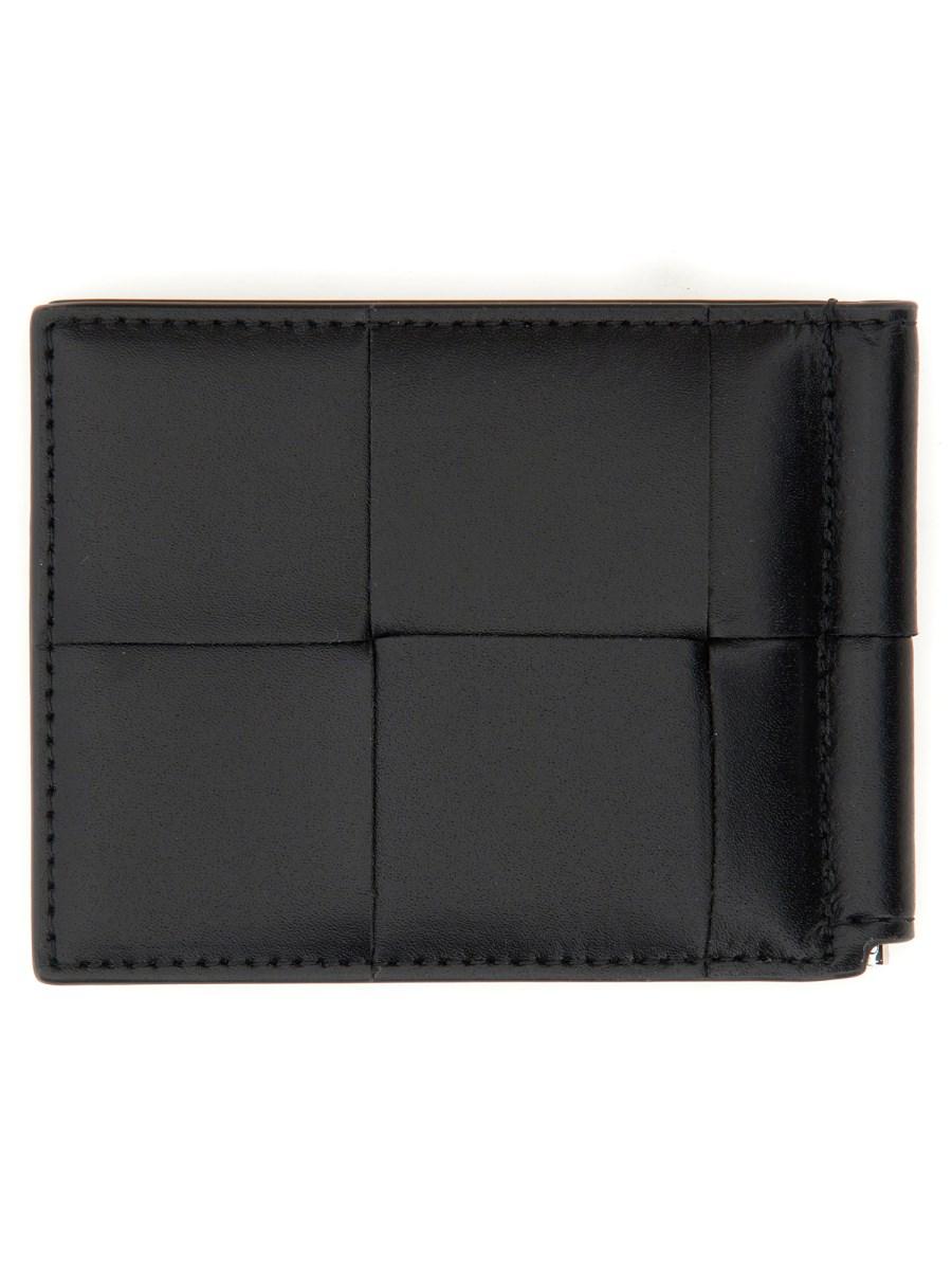 BOTTEGA VENETA PORTAFOGLIO "CASSETTE" IN PELLE CON FERMASOLDI