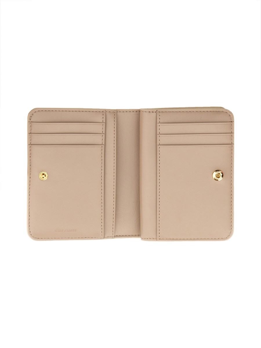 MARC JACOBS PORTAFOGLIO COMPACT THE J MARC MINI IN PELLE