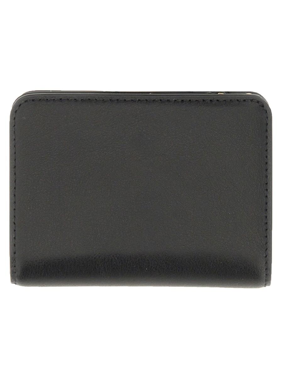MARC JACOBS PORTAFOGLIO COMPACT THE J MARC MINI IN PELLE