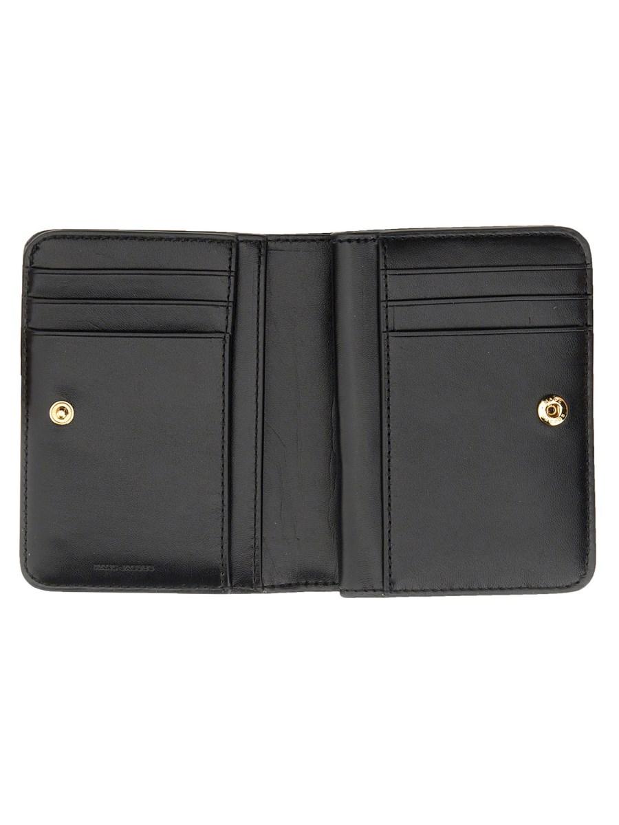 MARC JACOBS PORTAFOGLIO COMPACT THE J MARC MINI IN PELLE
