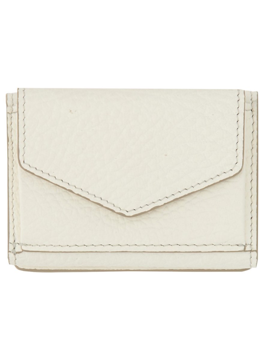 MAISON MARGIELA PORTAFOGLIO COMPATTO IN PELLE FOUR STITCHES