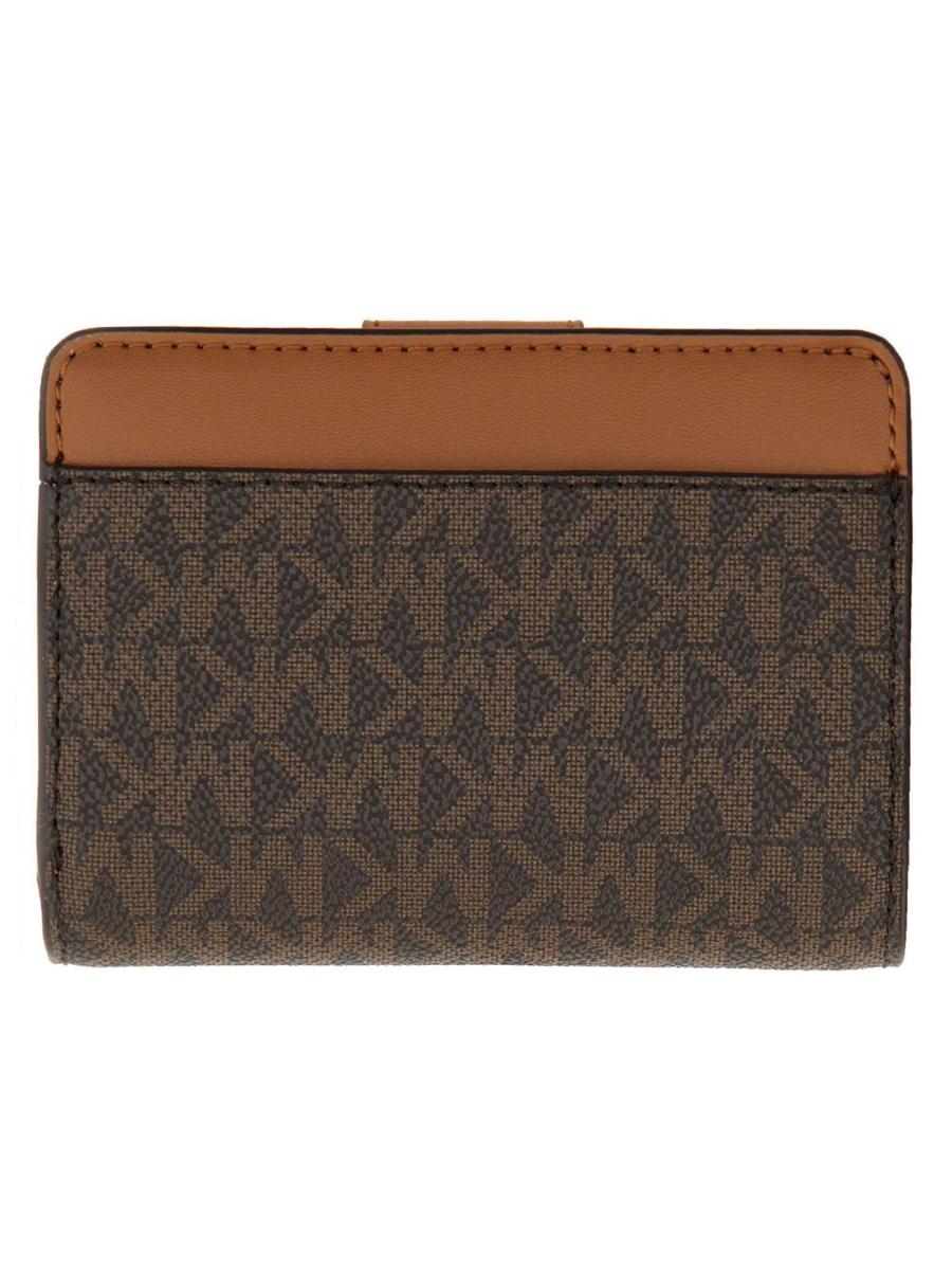 MICHAEL BY MICHAEL KORS PORTAFOGLIO CON LOGO IN TELA SPALMATA