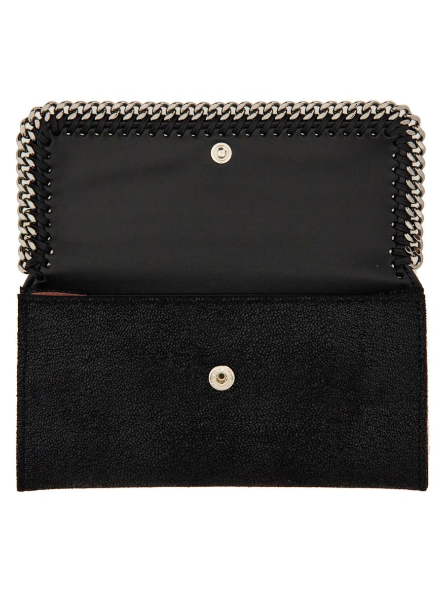 STELLA McCARTNEY PORTAFOGLIO CONTINENTAL FALABELLA IN SHAGGY DEER