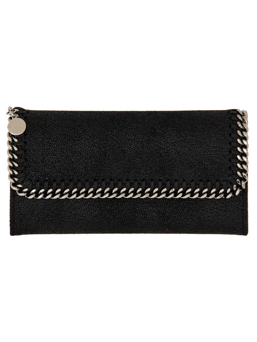 STELLA McCARTNEY PORTAFOGLIO CONTINENTAL FALABELLA IN SHAGGY DEER