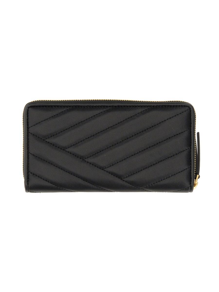 TORY BURCH PORTAFOGLIO CONTINENTAL "KIRA" IN PELLE CHEVRON