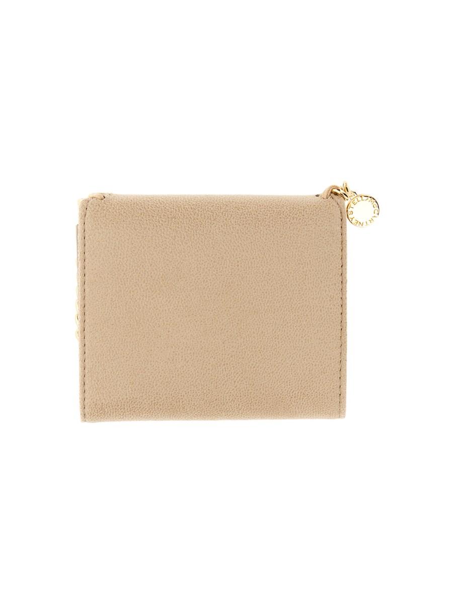 STELLA McCARTNEY PORTAFOGLIO FALABELLA SMALL IN SHAGGY DEER