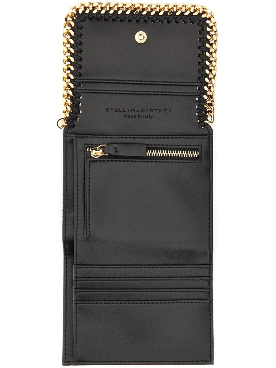 STELLA McCARTNEY PORTAFOGLIO FALABELLA SMALL IN SHAGGY DEER