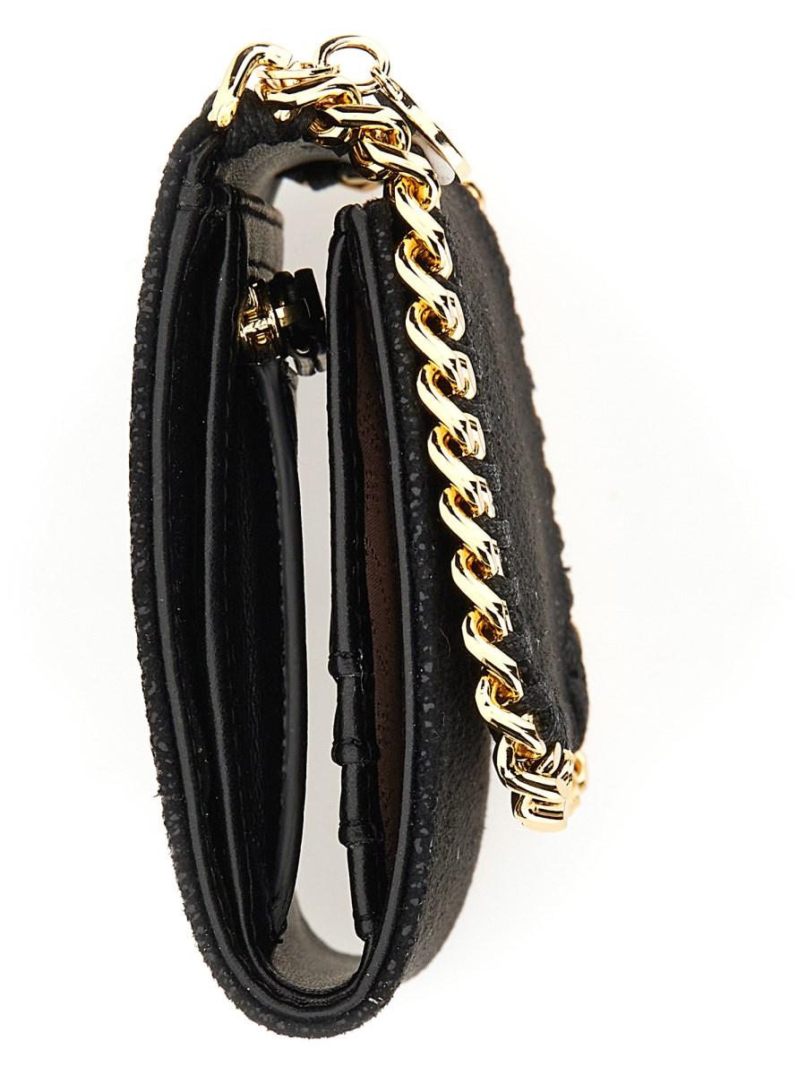 STELLA McCARTNEY PORTAFOGLIO FALABELLA SMALL IN SHAGGY DEER