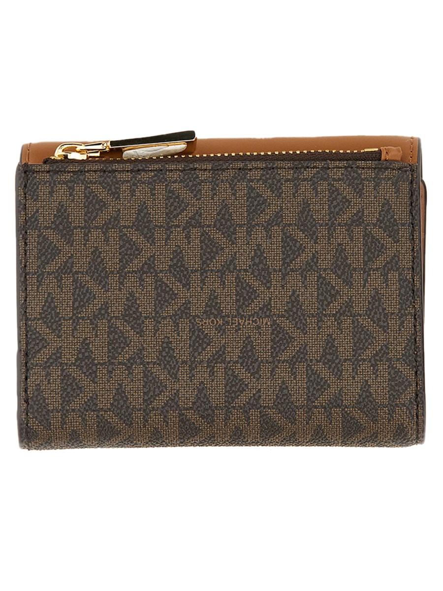 MICHAEL BY MICHAEL KORS PORTAFOGLIO GREENWICH MEDIO IN PELLE CON LOGO